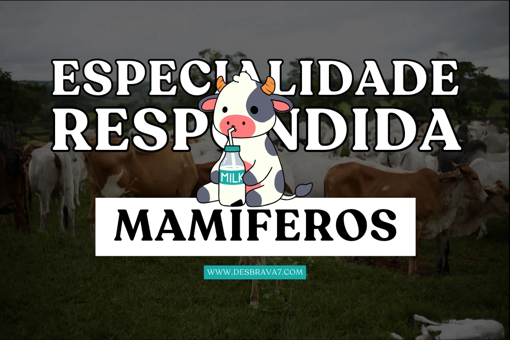 Especialidade de Mamíferos Respondida