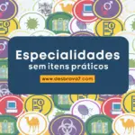 Especialidades sem itens práticos